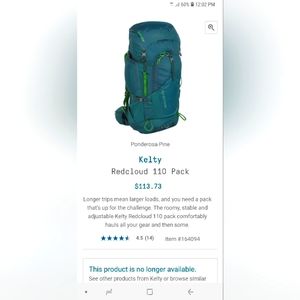 Kelty RedCloud 110 backpack